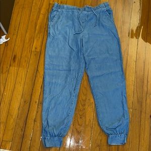 Jean joggers